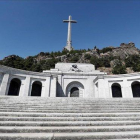 Vista de la explanada de la basílica del Valle de los Caídos.