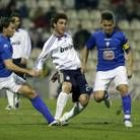 Jugadores valencianistas celebran el segundo gol de Zigic