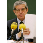 Braulio Medel, durante una asamblea.