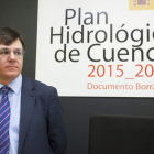 Juan Ignacio Diego, ayer en la presentación del proyecto de revisión del Plan Hidrológico del Duero.