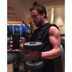 Alonso, en el gimnasio.