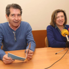 Varela y Gancedo en la presentación del programa Es.Cultura de enero y febrero.