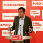 Óscar López, presidió la reunión de la Permanente de la Comisión Ejecutiva del PSCyL-PSOE.