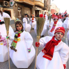 Un grupo escolar, en el carnaval del año pasado.