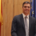 Pedro Sánchez, este martes en el Congreso.
