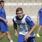 Diego Torres efectuó la primera sesión de entrenamiento.