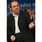 Juan Vicente Herrera, en el cierre de campaña en Burgos.