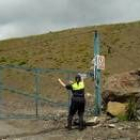 La Policía Local de Villablino retiró el precinto a la corta a cielo abierto a las 15.30 horas