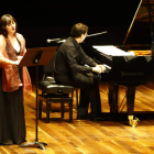 La soprano Eva Juárez y el pianista Jesús Rodríguez Recio.