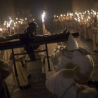 Cristo de la Buena Muerte, en la procesión de Zamora.