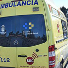 Ambulancia del Servicio de Emergencias de Canarias.