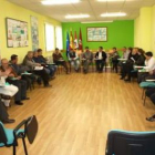 Imagen de la asamblea de Mansurle celebrada ayer en su sede de Valencia de Don Juan.