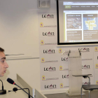 El edil de Juventud, Miguel Ángel Alonso, ayer en un momento de la presentación.