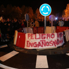 Los vecinos se manifestaron por tercera vez.