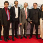 El chef Pepe Rodríguez y los actores Álvaro de Luna, Noemí Ruiz, Pedro Casablanc, Nacho Fresneda y Sandra Blázquez dieron lustre a la gala de clausura. F. OTERO PERANDONES