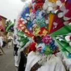 Un momento de la celebración del antruejo en Llamas de la Ribera