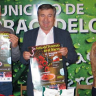 Pedro García y Raúl Valcarce en la presentación de la feria del pimiento.