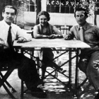 Federico García Lorca, María Teresa León y Rafael Alberti. DL