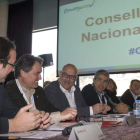Artur Mas durante el consejo nacional celebrado ayer en el campus de Bellaterra.