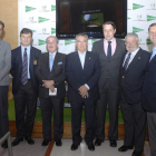Foto de familia durante la presentación del calendario de competiciones en El Corte Inglés.