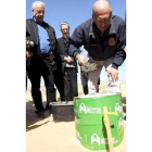 El primer ministro israelí, Olmert, visitó los asentamientos en Negev