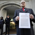 El abogado de Democracia Real Ya cuando presentó la querella el pasado mes de enero.