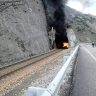 El corte afectó a cuatro trenes, tres de ellos Alvia.