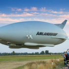 El Airlander 10, en pleno vuelo.