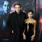 Robert Pattinson y Zoë Krawitz, durante el estreno en Nueva York de ‘The Batman’. J. SZENES