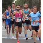 Luis Fernando Alaejos en uno de los grupos de la carrera. DL