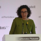Marta Rovira durante su intervención en los desayunos de Primera Plan@.