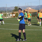 El entrenador leonés Luis Cembranos dirigió las sesiones AFE.