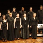 Los integrantes provisionales del coro Antiphonarium, entre ellos la mujer de Zapatero, Sonsoles.