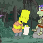 Imagen del episodio de la serie Los Simpson dedicado a Juego de Tronos.