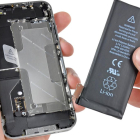 Batería de ion litio de iPhone.