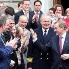 El reelegido primer ministro de Irlanda, Enda Kenny.