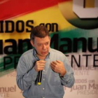 El candidato a la presidencia de Colombia por el Partido de la U, Juan Manuel Santos.