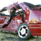Uno de los vehículos involucrados en el accidente