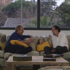 Mariano Rajoy ,con Bertin Osborne, en el programa 'En tu casa o en la mía' de TVE
