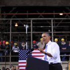 El presidente de EEUU, Barack Obama, durante un discurso en Cleveland, en noviembre.