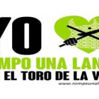 Cartel de la campaña para la abolición del Toro de la Vega