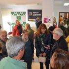 Imagen de representantes de la comarca, ayer en Pobladura. MEDINA