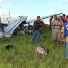 Los cuatro ocupantes de la avioneta que dejó caer el dinero tras el accidente resultaron muertos