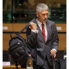 Marlaska ayer, en una reunión en Bruselas del espacio Schengen. JULIEN WARNAND