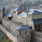 Vista aérea del Castillo de Ponferrada.