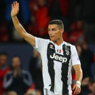 Cristiano Ronaldo, con la camiseta de la Juventus.