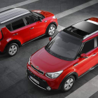 Llamativa puesta en escena del nuevo Kia Soul, que ofrece acabados de cañidad.