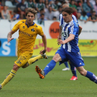 El último duelo entre ambos equipos supuso la decepción berciana por no lograr la clasificación para el play off.