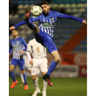 Héctor Figueroa, ahora en el Toledo, logró el gol del último triunfo berciano fuera de casa. L. DE LA MATA
