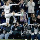 Jesé Rodríguez celebra el gol que significó la confirmación del Real Madrid en las semifinales de la Copa del Rey.